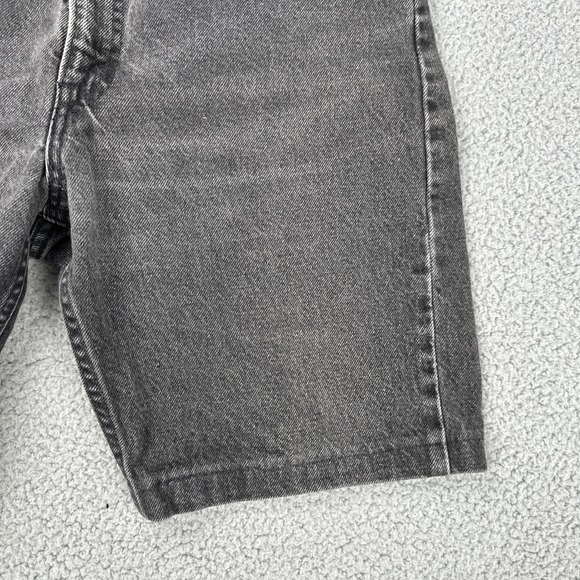 Vtg 90's Levi's 505 Orange Tab Denim Shorts 34 Black Cut Off Hemmed Made in USA - Picture 14 of 16
